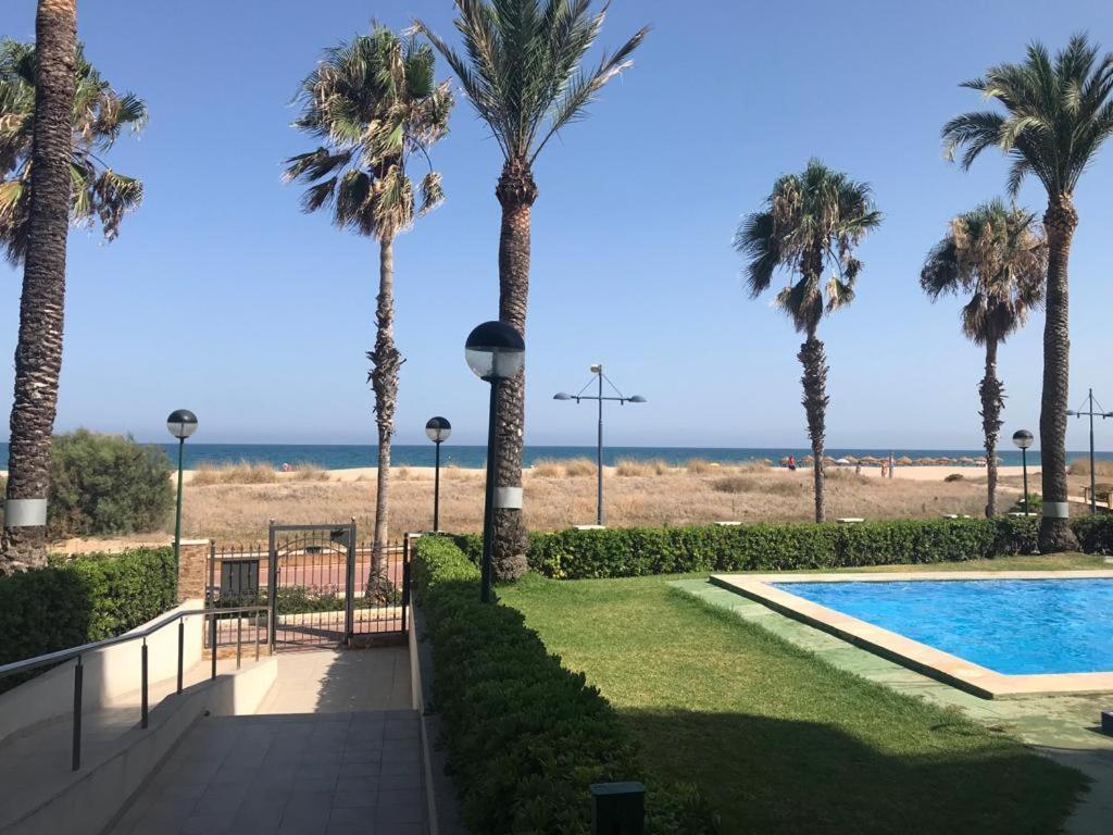 Atico En Primera Linea Mediterraneo Peniscola Bagian luar foto